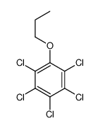 1,2,3,4,5-pentachloro-6-propoxybenzene结构式