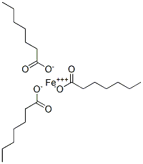 庚酸铁(3+)盐结构式