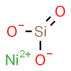 Silicic acid, nickel salt structure