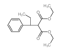 (1-苯基丙基)丙二酸二乙酯结构式