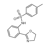 N-[2-(4,5-dihydrooxazol-2-yl)phenyl]-4-methylbenzenesulfonamide结构式