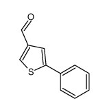 5-Phenyl-3-thiophenecarboxaldehyde Structure