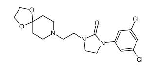 1-(3,5-dichlorophenyl)-3-[2-(1,4-dioxa-8-azaspiro[4.5]decan-8-yl)ethyl]imidazolidin-2-one结构式