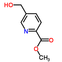 Methyl 5-(hydroxymethyl)-2-pyridinecarboxylate structure