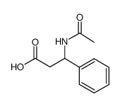 3-乙酰氨基-3-苯基丙酸结构式