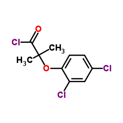 2-(2,4-Dichlorophenoxy)-2-methylpropanoyl chloride结构式