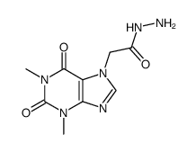 (1,3-dimethylxanthin-7-yl)acetyl hydrazine Structure