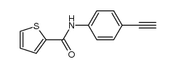 thiophene-2-carboxylic acid (4-ethynyl-phenyl)-amide Structure