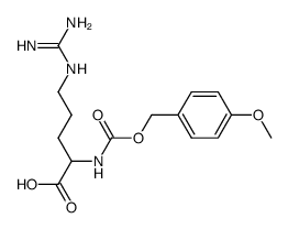 (((4-methoxybenzyl)oxy)carbonyl)arginine Structure
