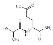 H-Ala-D-Glu-NH2 structure
