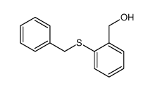 2-(phenylmethylthio)benzenemethanol结构式