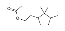 2-(2,2,3-trimethylcyclopent-1-yl)ethyl acetate结构式