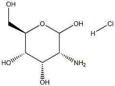 2-氨基-2-脱氧-D-吡喃阿洛糖盐酸盐结构式