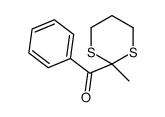 (2-methyl-1,3-dithian-2-yl)-phenylmethanone结构式