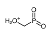 hydroxy-(hydroxymethyl)-oxophosphanium结构式