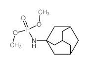 N-dimethoxyphosphoryladamantan-1-amine Structure