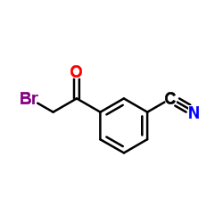 3-氰基苯酰甲基溴结构式