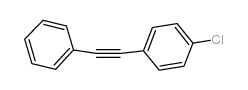 Benzene,1-chloro-4-(2-phenylethynyl)- Structure