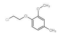 1-(2-chloroethoxy)-2-methoxy-4-methylbenzene结构式