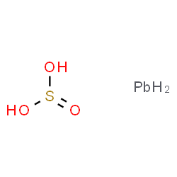Sulfurous acid, lead salt, basic结构式