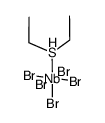 niobium pentabromide*diethyl sulfide Structure