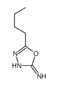 5-丁基-1,3,4-噁二唑-2-胺结构式