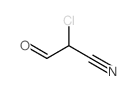 2-氯-2-甲酰基乙腈结构式