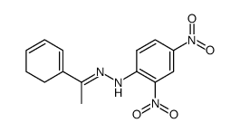 1-(1,3-Cyclohexadien-1-yl)ethanone 2,4-dinitrophenyl hydrazone Structure