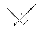 Cyclobutane, 1,2-di-1-propynyl-, cis- (9CI)结构式