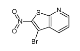 3-bromo-2-nitrothieno[2,3-b]pyridine结构式