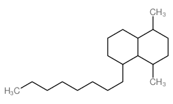 十氢-1,4-二甲基 -5-辛基萘结构式