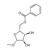 methyl 3'-O-benzoyl-β-D-apiofuranoside Structure