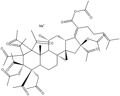16-Deacetyl Fusidic Acid Sodium Salt Structure