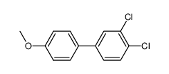 3,4-dichloro-4'-methoxy-1,1'-biphenyl结构式