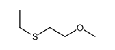 1-ethylsulfanyl-2-methoxyethane结构式