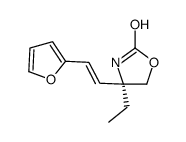 2-Oxazolidinone,4-ethyl-4-[2-(2-furanyl)ethenyl]-,(4R)-(9CI)结构式