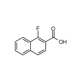 1-Fluoro-2-naphthoic acid Structure