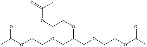 甘油聚醚-7 三乙酸酯结构式