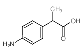 2-(4-氨基苯基)丙酸结构式
