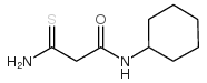 3-氨基-N-环己基-3-硫氧代丙酰胺结构式