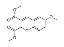 dimethyl 6-methoxy-2H-chromene-2,3-dicarboxylate结构式