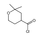 2,2-dimethyloxane-4-carbonyl chloride结构式