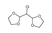 2-[chloro(1,3-dioxolan-2-yl)methyl]-1,3-dioxolane Structure