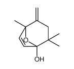 1,4,4-trimethyl-2-methylidene-8-oxabicyclo[3.2.1]oct-6-en-5-ol Structure