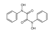 N,N'-dihydroxy-N,N'-diphenyloxamide结构式