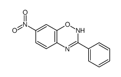 7-nitro-3-phenyl-2H-1,2,4-benzoxadiazine结构式