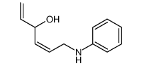 6-anilinohexa-1,4-dien-3-ol Structure