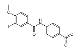 3-iodo-4-methoxy-N-(4-nitrophenyl)benzamide结构式