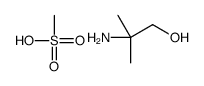 1-Propanol, 2-amino-2-methyl-, methanesulfonate (salt) Structure