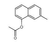 1-acetoxy-7-methylnaphthalene结构式